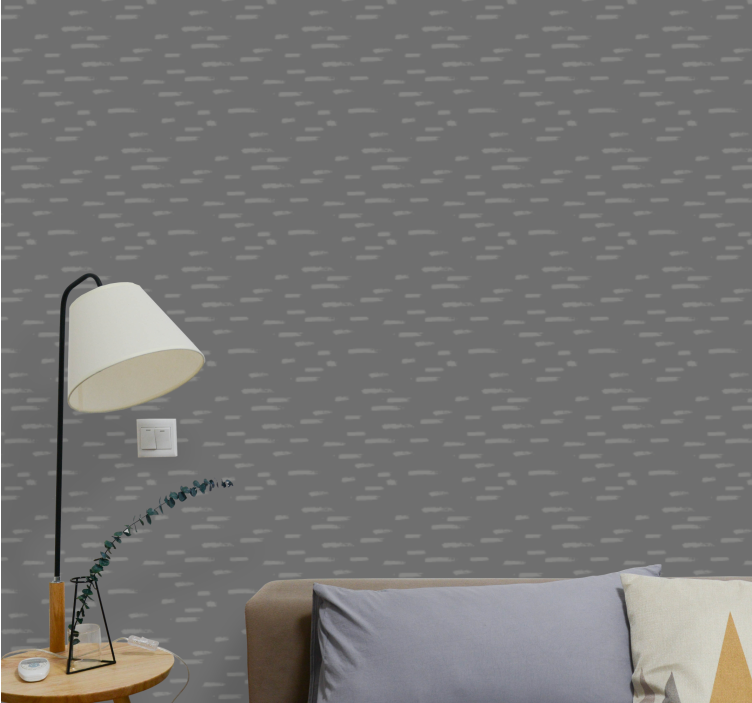Grey concrete stripes Horizontal wallpaper - TenStickers