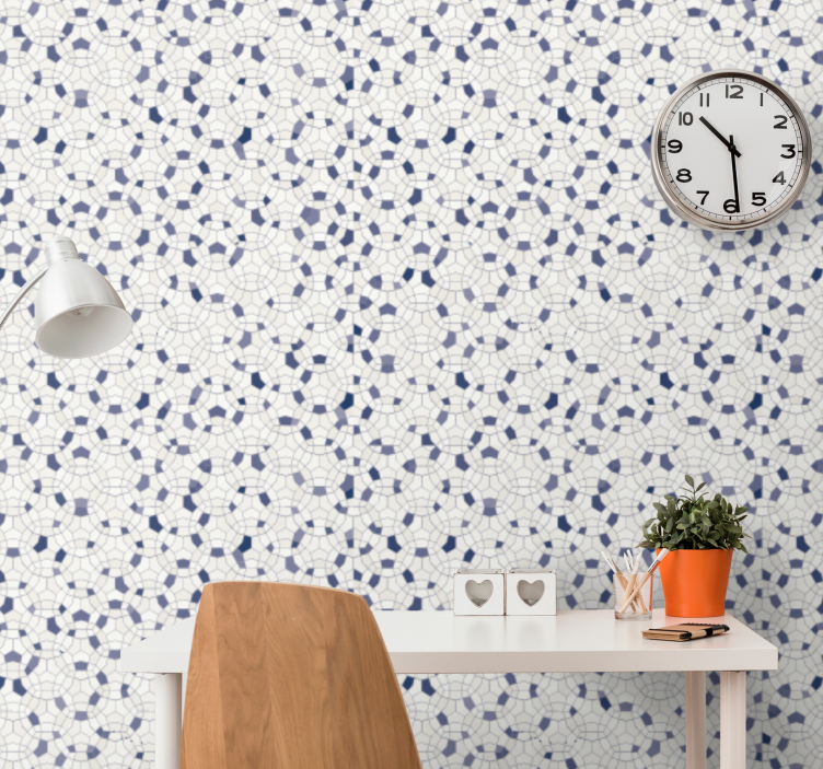 Mosaic Tessellation wallpaper geometric - TenStickers
