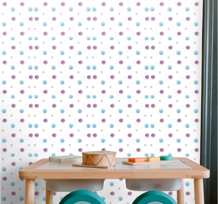 Polka Dot Spread polka dots wallpaper - TenStickers
