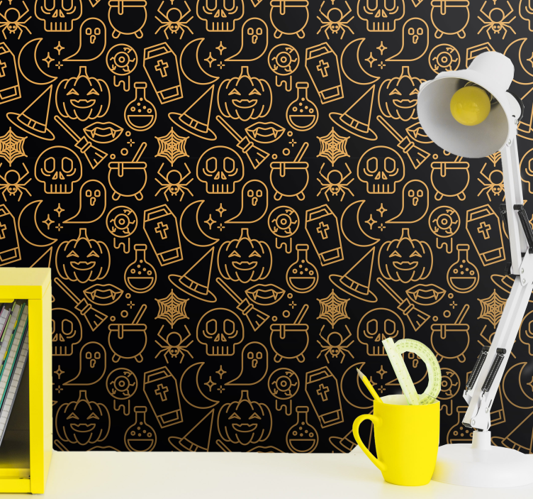 Spooky Season Imagery cute halloween wallpaper - TenStickers