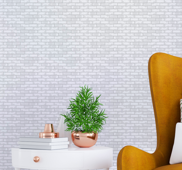 Pattern light tones stone wallpaper - TenStickers