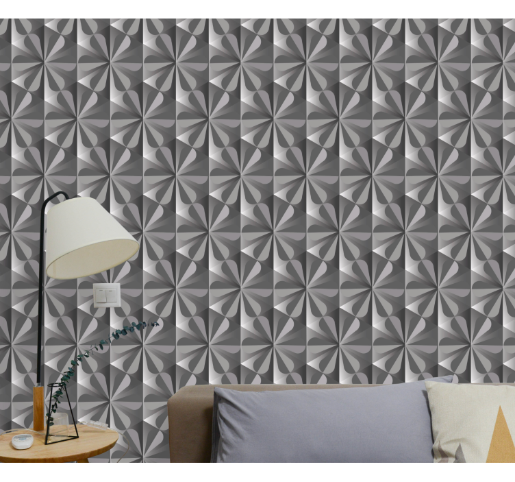 Stylish Patterned Motifs wallpaper geometric - TenStickers