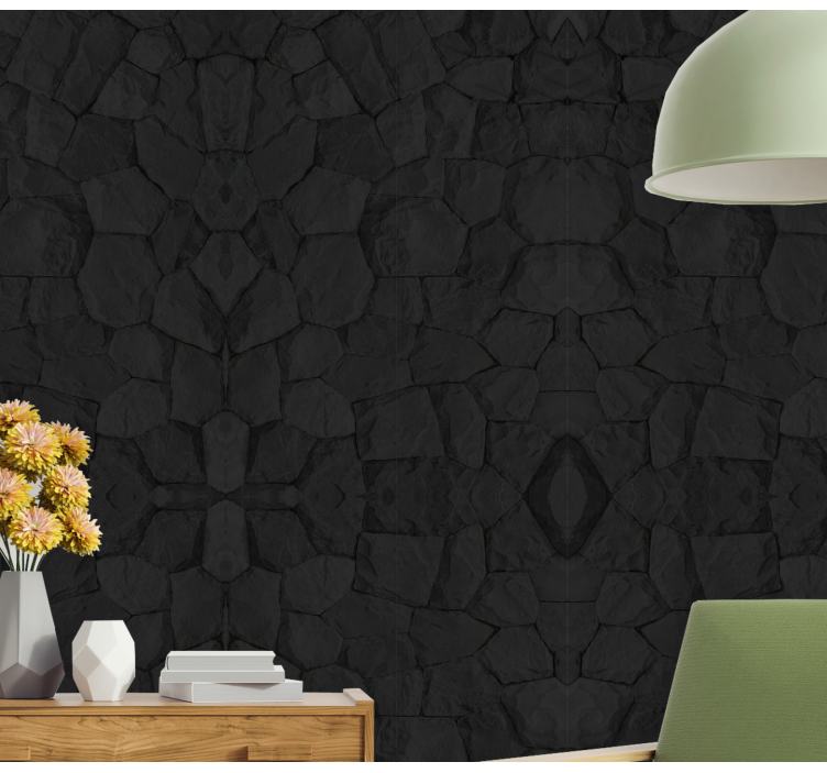 Textured Stone wallpaper stones - TenStickers