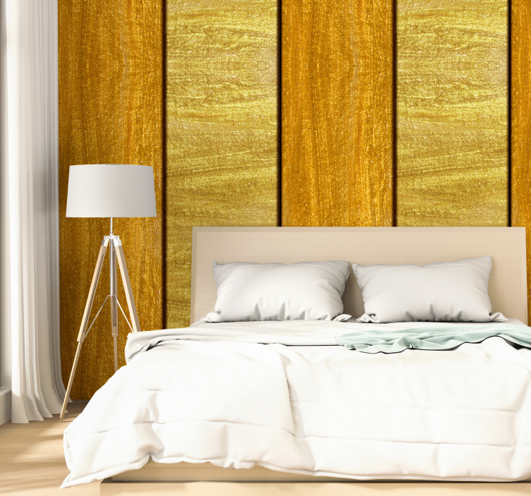 Textured Wallpaper Kingdom of Gold - TenStickers