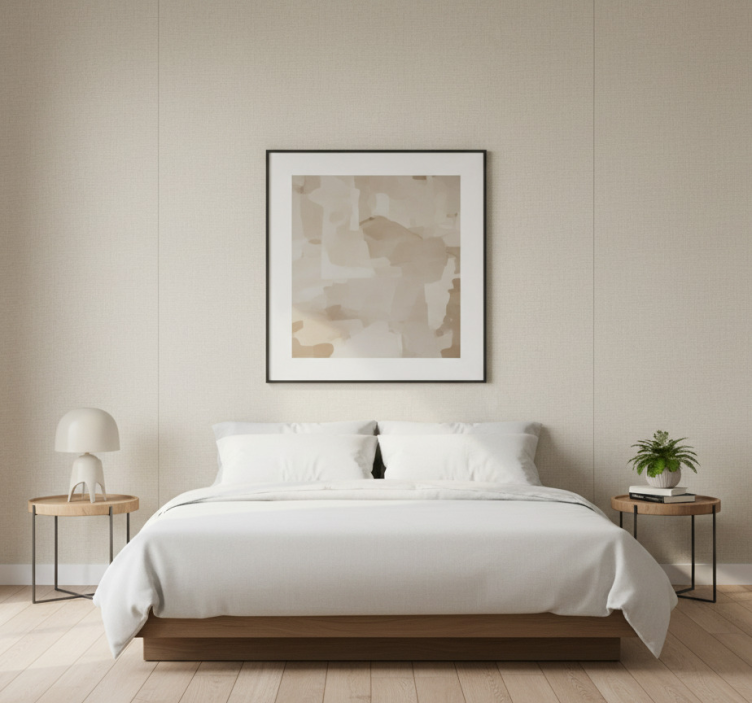 Textured wallpaper with subtle fabric design - TenStickers