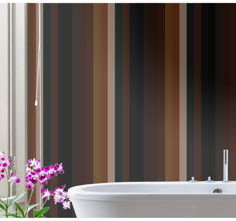 Vertical Stripe Elegance wallpaper striped - TenStickers