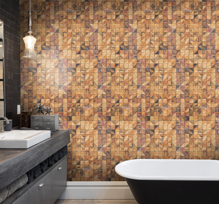 Stone textured wallpaper vintage - TenStickers
