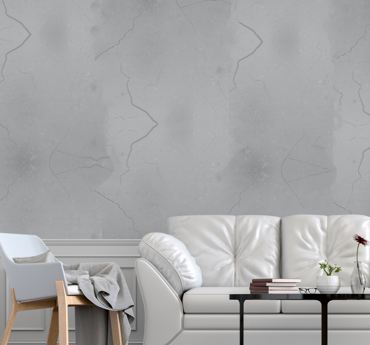 White background stone texture brick wallpaper - TenStickers