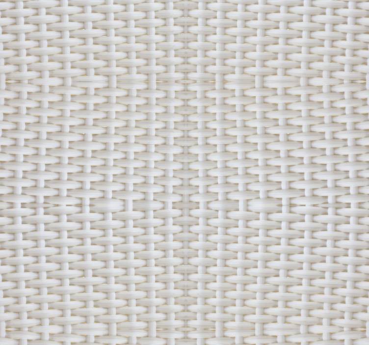White rattan effect wood effect  wallpaper - TenStickers