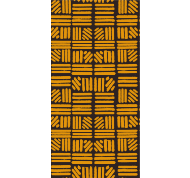 Geometric block pattern bathroom wallpaper - TenStickers