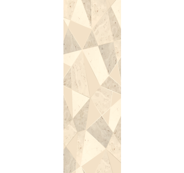 Geometric beige motif marble effect wallpaper - TenStickers