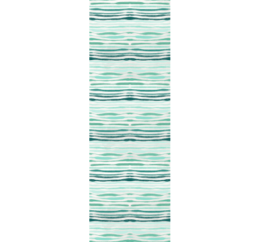 Fluid Wave Pattern textured wallpaper - TenStickers