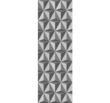 3D grey triangles textured wallpaper - TenStickers