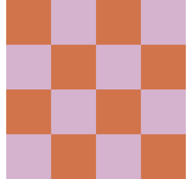 Orange shades motif tile effect wallpaper - TenStickers