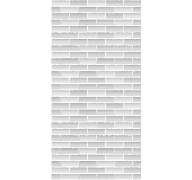 Bricks wallpaper in grey realistic pattern - TenStickers