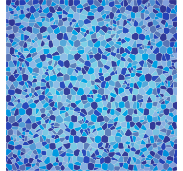 Textured wallpaper blue mosaic effect - TenStickers