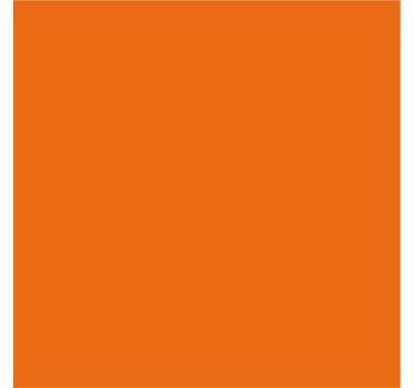Living area wallpaper in matte orange - TenStickers