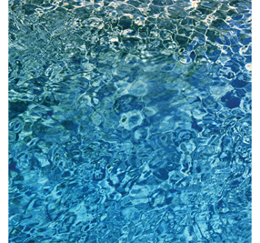 Textured wallpaper in blue realistic water - TenStickers