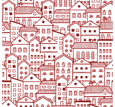 Textured wallpaper modern city comic book style - TenStickers