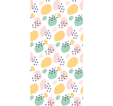 Textured wallpaper in pastel wall art forms - TenStickers