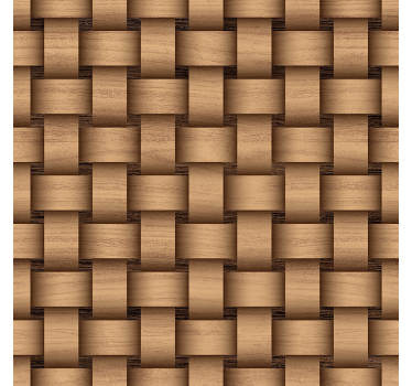 Textured wallpaper wood interwoven - TenStickers
