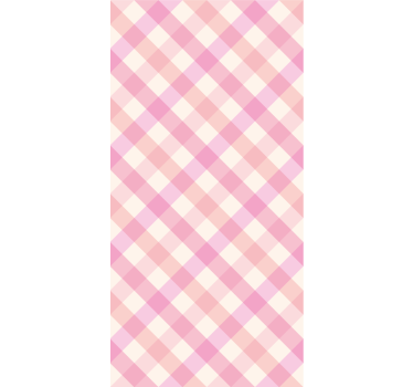 Textured wallpaper in pink checked pattern - TenStickers