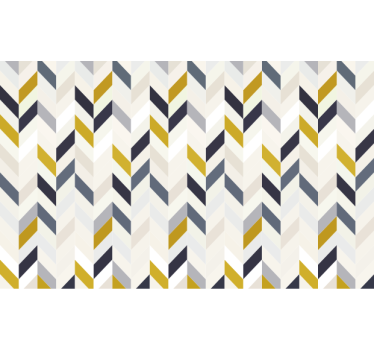 Wallpaper office with colored geometric patterns - TenStickers
