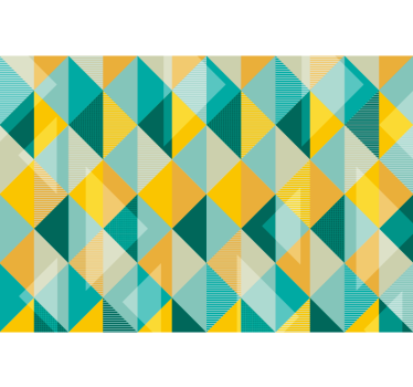 Wallpaper office triangles tale - TenStickers