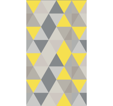 Wallpaper office pantone triangles design - TenStickers