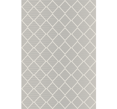 Wallpaper office in irregular gray rhombuses - TenStickers
