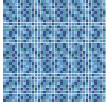 Wallpaper office geometric mosaic design - TenStickers