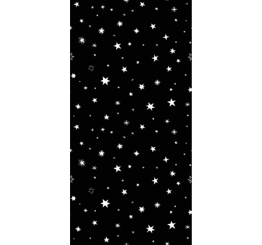 Wallpaper office black and white star patterns - TenStickers