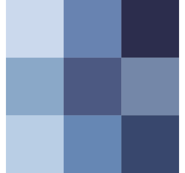 Wallpaper office blue shade modern tile - TenStickers