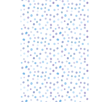 Textured wallpaper in blue shades dot pattern - TenStickers