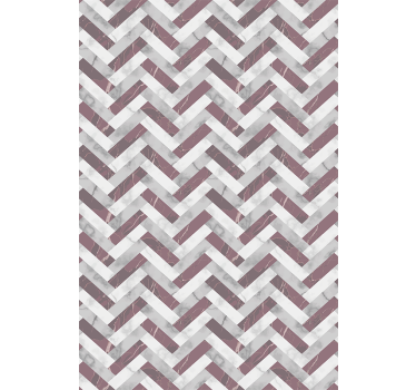 Textured wallpaper herringbone marble design - TenStickers