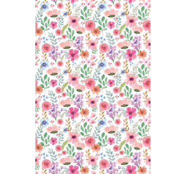 Multicolor wallpaper office - TenStickers