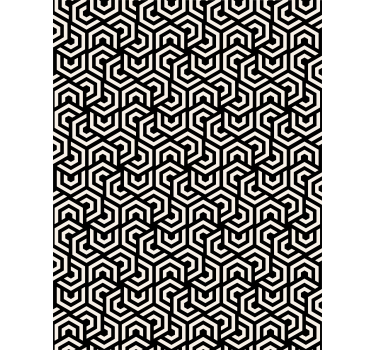 Wallpaper office hypnotic pattern - TenStickers