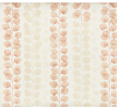 Wallpaper office pink flower petals - TenStickers