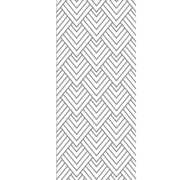 Bathroom wallpaper in grey chevron design - TenStickers
