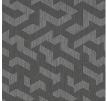 Wallpaper teenage bedroom geometric dark shapes - TenStickers