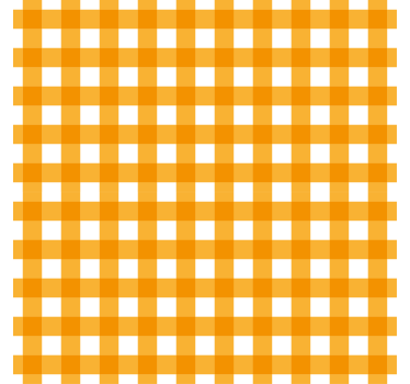 Kitchen wallpaper with orange checkered motif - TenStickers