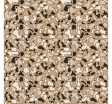 Bathroom wallpaper with textured stone design - TenStickers
