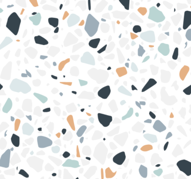 Colorful pebble mix bathroom wallpaper - TenStickers