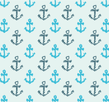 Bathroom wallpaper anchor design - TenStickers