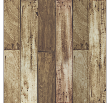 Tabulam ligneam Pattern Wallpaper - TenStickers