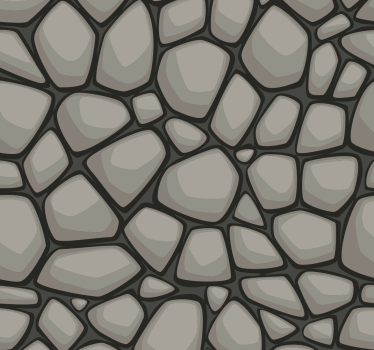 Greyscale Pattern Wallpaper - TenStickers