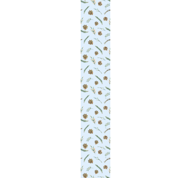 Watercolor floral blue Floral Wallpaper - TenStickers