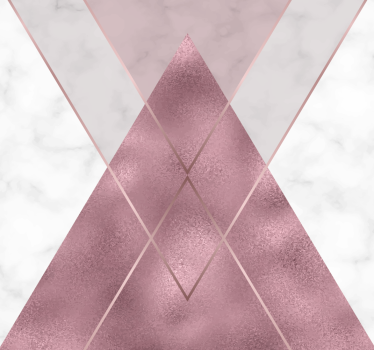Pink and grey marble Marble Effect Wallpaper - TenStickers