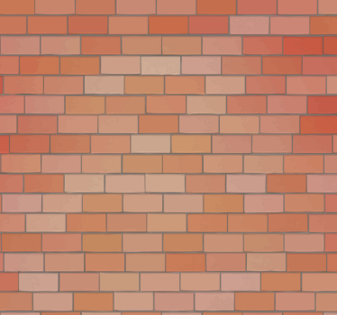 Bricks of clay Dining wallpaper - TenStickers