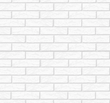White Stain Brick effect wallpaper - TenStickers